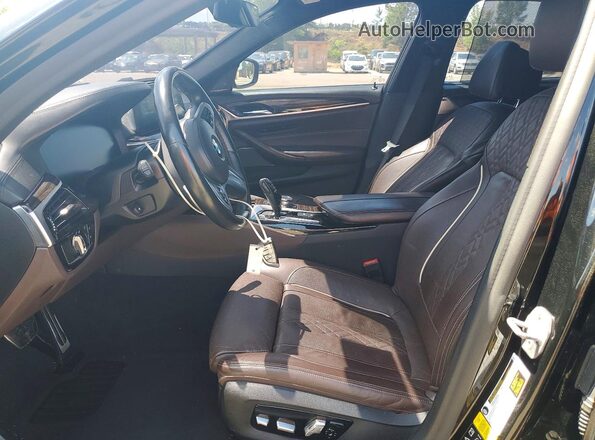 WBAJS7C05LCD53856 2020 BMW M5 Black Вид салону спереду