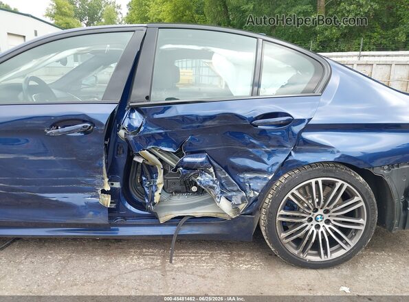 WBAJS7C08LCD08748 2020 BMW 5 SERIES Blue Դիմացի տեսք