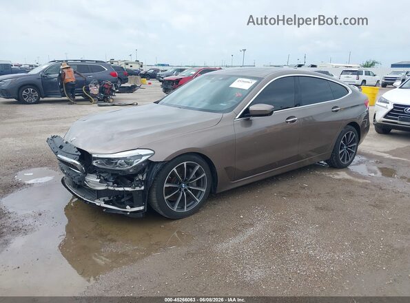 WBAJV6C59JBC99557 2018 BMW 6 SERIES Brown Przód lewy