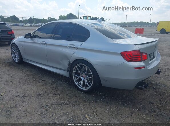 WBAKN9C57GD962074 2016 BMW 5 SERIES Silver Trasero izquierdo