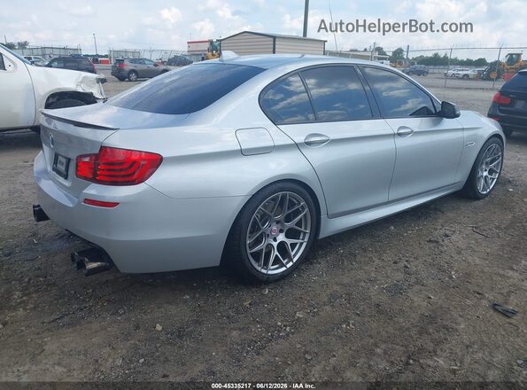 WBAKN9C57GD962074 2016 BMW 5 SERIES Silver Trasero derecho