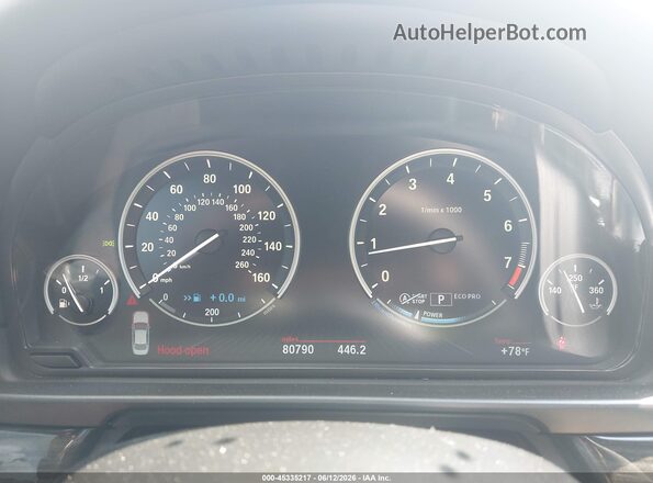 WBAKN9C57GD962074 2016 BMW 5 SERIES Silver Vista de los asientos traseros