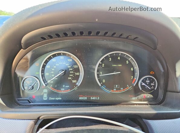 WBAKP9C53GD980596 2016 BMW 5 SERIES White Սարքավորումների վահանակի տեսք