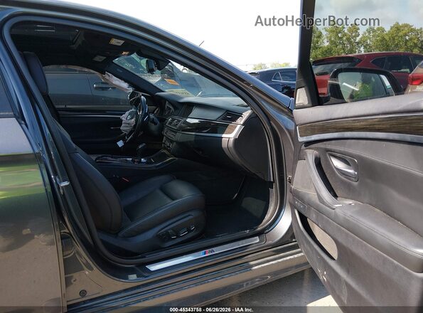 WBAKP9C56GG587674 2016 BMW 5 SERIES Gray წინა სალონის ხედი