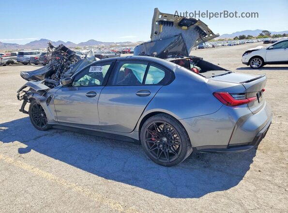 WBS33AY00PFR31676 2023 BMW M3 Gray Rear left