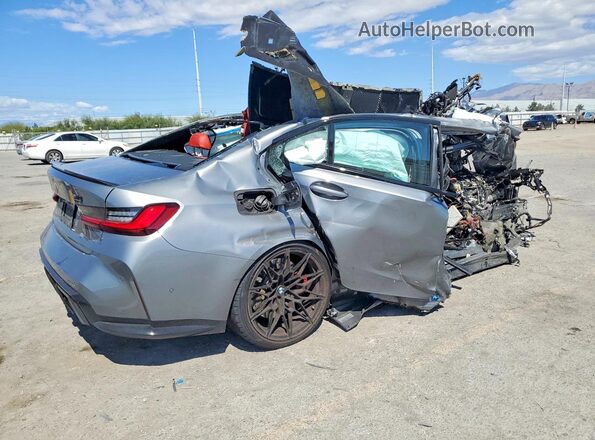 WBS33AY00PFR31676 2023 BMW M3 Gray Rear right