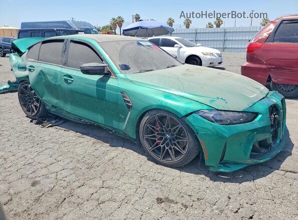 WBS33AY00RFT18587 2024 BMW M3 Green წინა მარჯვენა