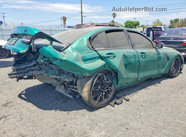 WBS33AY00RFT18587 2024 BMW M3 Green უკანა მარჯვენა