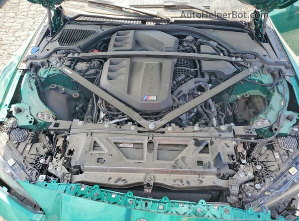 WBS33AY00RFT18587 2024 BMW M3 Green უკანა სალონის ხედი