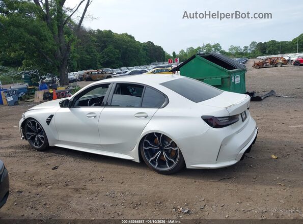 WBS33AY01PFN89946 2023 BMW M3 White Rear interior view