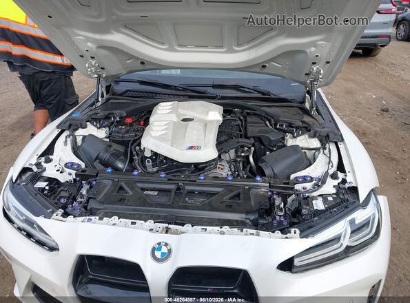 WBS33AY01PFN89946 2023 BMW M3 White Rear view
