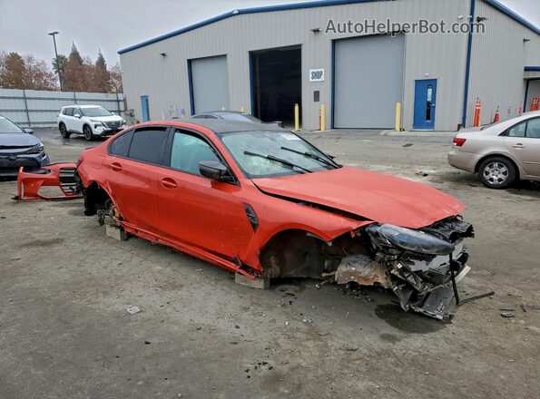 WBS33AY07MFL22208 2021 BMW M3 Red წინა მარჯვენა