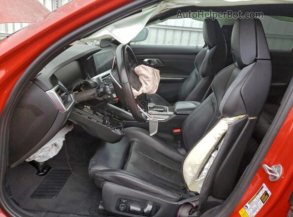 WBS33AY07MFL22208 2021 BMW M3 Red წინა სალონის ხედი