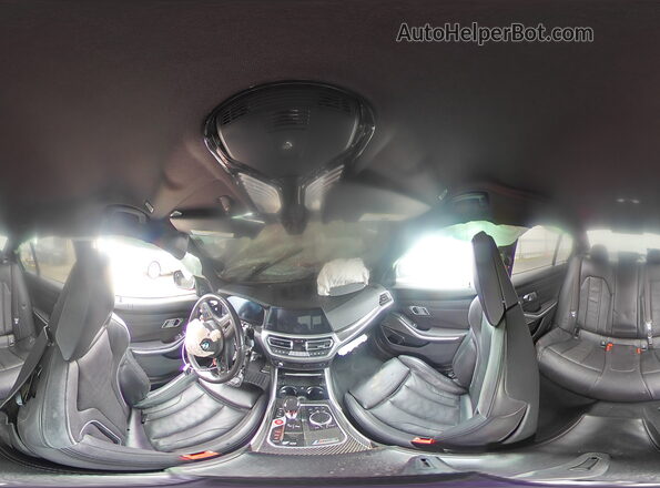 WBS33AY07MFL22208 2021 BMW M3 Red სალონის 360-გრადუსიანი ხედი