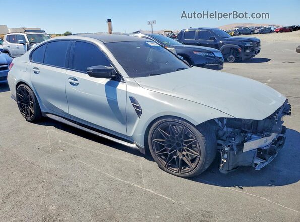 WBS33AY0XNFL75907 2022 BMW M3 Gray წინა მარჯვენა