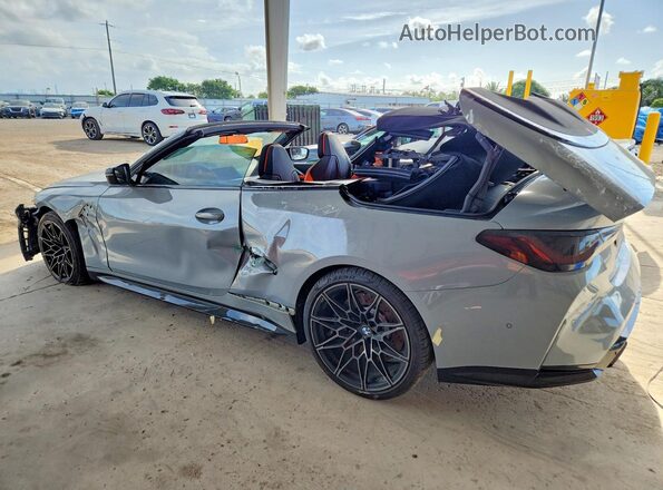WBS33BA01NCJ47540 2022 BMW M4 Серый Задняя левая четверть