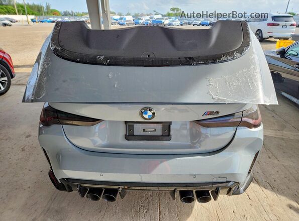 WBS33BA01NCJ47540 2022 BMW M4 Серый Вид сзади