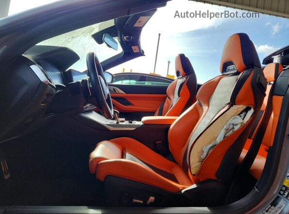 WBS33BA01NCJ47540 2022 BMW M4 Серый Вид салона спереди