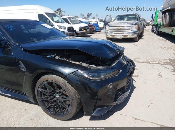 WBS33BA07RCN61394 2024 BMW M4 Black Դիմացի տեսք