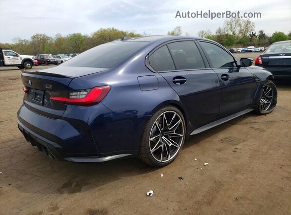 WBS33HJ01TFW31982 2026 BMW M3 Blue უკანა მარჯვენა