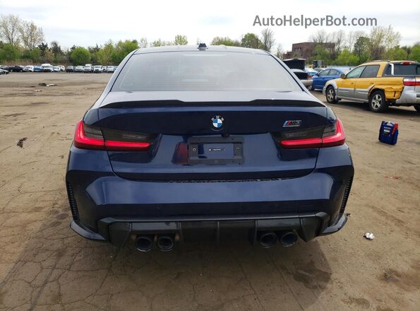 WBS33HJ01TFW31982 2026 BMW M3 Blue უკანა ხედი