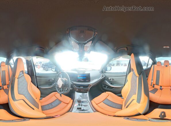 WBS33HJ07SFT89861 2025 BMW M3 Gray Widok naklejki z numerem VIN