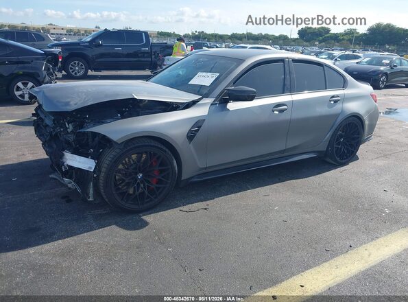 WBS33HJ0XSFU40785 2025 BMW M3 Gray Przód lewy