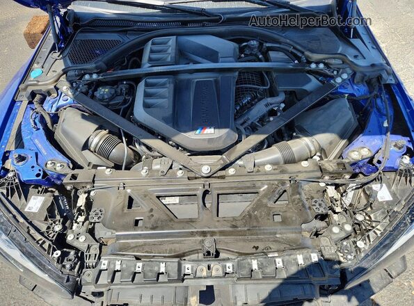 WBS33HK02TCV16680 2026 BMW M4 Blue Սալոնի հետևի տեսք