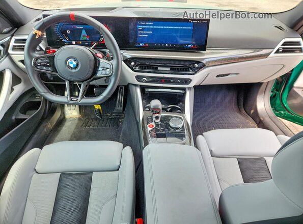 WBS33HK0XSCU85886 2025 BMW M4 Green Առջևի վահանակի տեսք