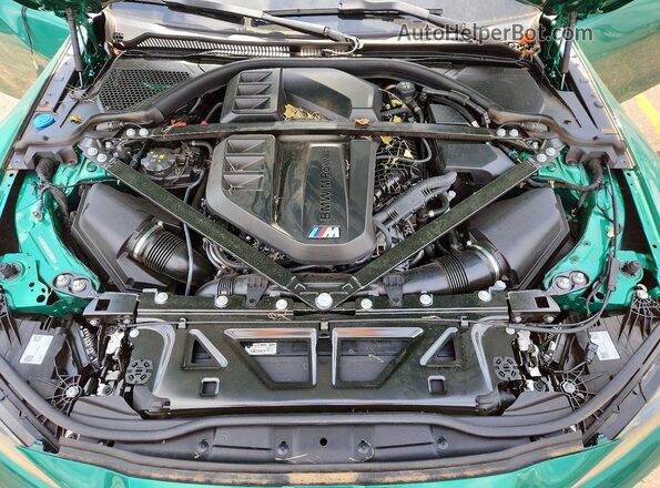 WBS33HK0XSCU85886 2025 BMW M4 Green Սալոնի հետևի տեսք
