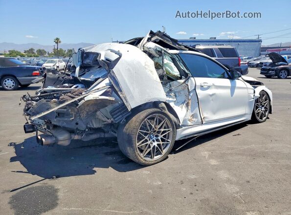 WBS3R9C31HA014095 2017 BMW M4 White Tył prawy
