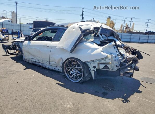 WBS3R9C31HA014095 2017 BMW M4 White Tył lewy