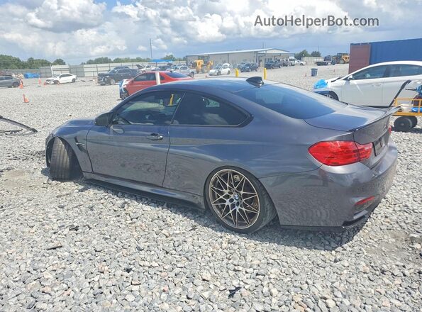 WBS3R9C31HA014212 2017 BMW M4 Серый Задняя левая четверть