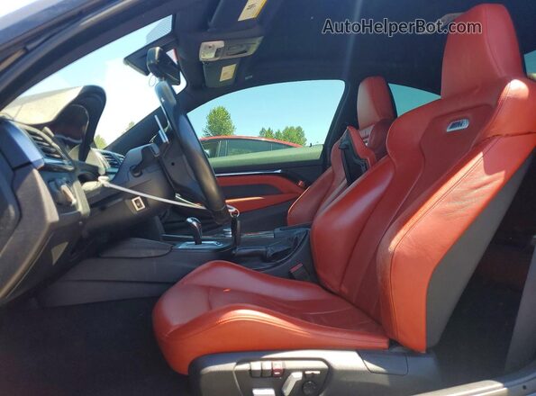 WBS3R9C52GK339056 2016 BMW M4 Gray წინა სალონის ხედი