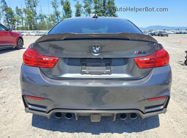 WBS3R9C52GK339056 2016 BMW M4 Gray უკანა ხედი