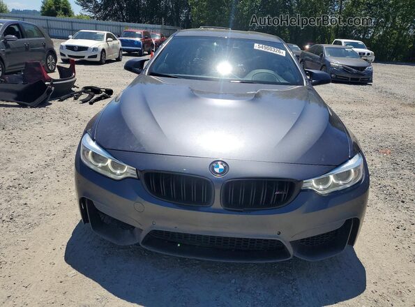WBS3R9C52GK339056 2016 BMW M4 Gray წინა ხედი