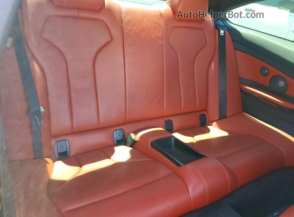 WBS3R9C52GK339056 2016 BMW M4 Gray უკანა სავარძლების ხედი