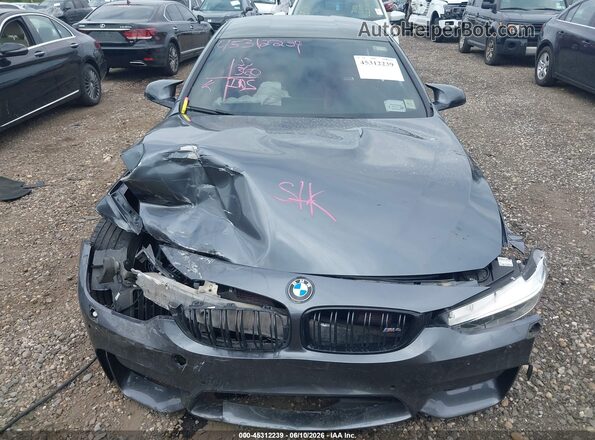 WBS3R9C57GK339098 2016 BMW M4 Gray წინა პანელის ხედი