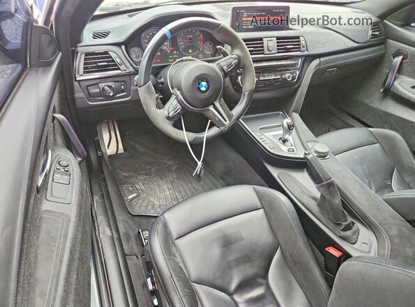 WBS3S7C03LFH08994 2020 BMW M4 Blue Dashboard view