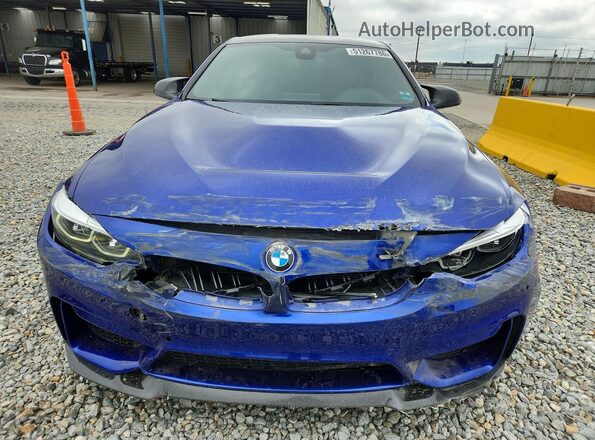 WBS3S7C03LFH08994 2020 BMW M4 Blue Front view