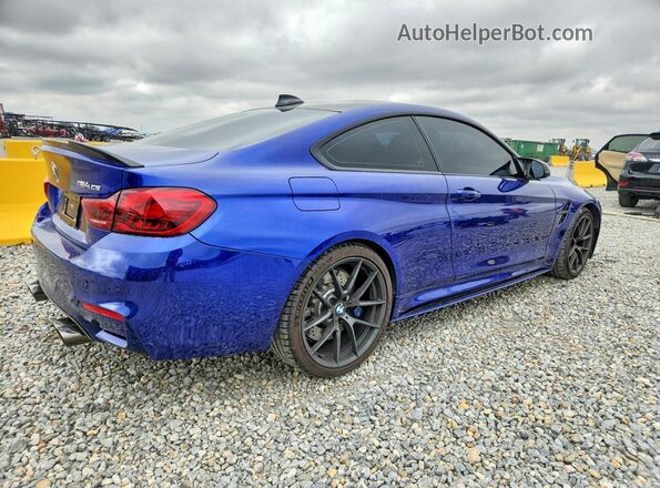 WBS3S7C03LFH08994 2020 BMW M4 Blue Rear right