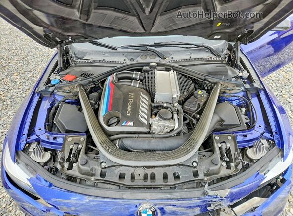 WBS3S7C03LFH08994 2020 BMW M4 Blue Rear interior view