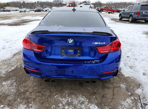 WBS3S7C09LFH11785 2020 BMW M4 Blue Հետևի տեսք