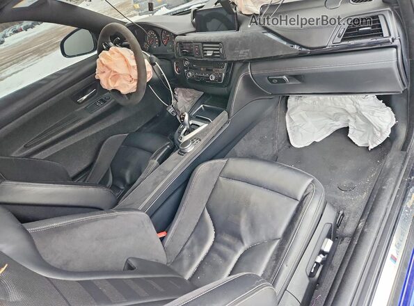 WBS3S7C09LFH11785 2020 BMW M4 Blue Առջևի վահանակի տեսք