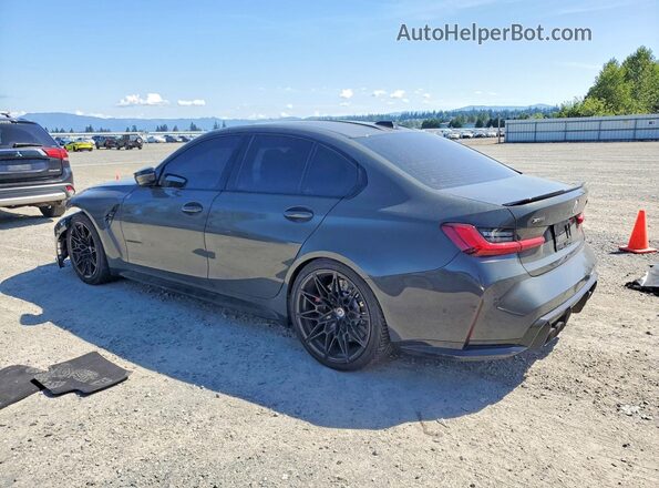 WBS43AY00PFP19560 2023 BMW M3 Black Trasero izquierdo