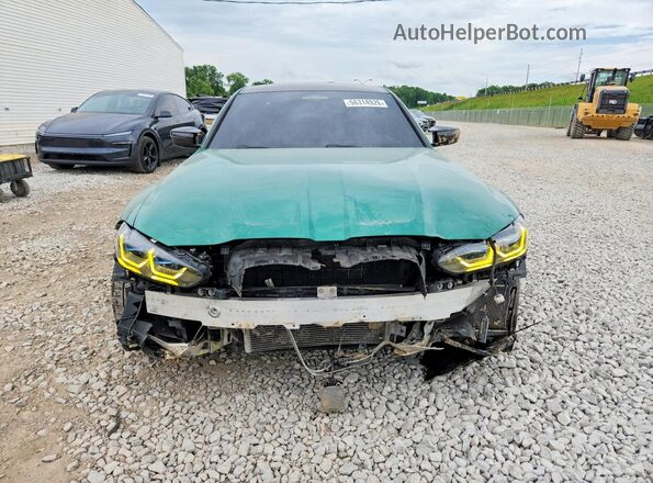 WBS43AY02NFN04484 2022 BMW M3 Green Դիմացի տեսք