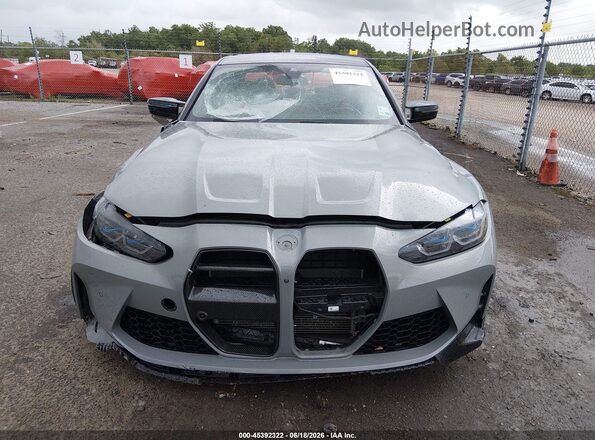 WBS43AY02PFN85456 2023 BMW M3 Gray წინა პანელის ხედი