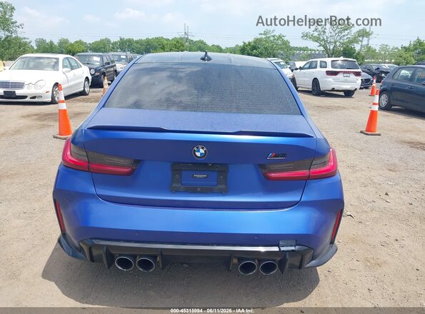 WBS43AY03NFL74134 2022 BMW M3 Blue 