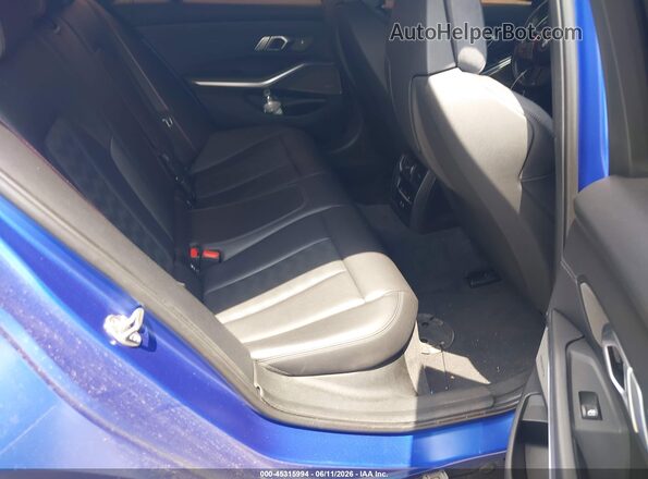 WBS43AY03NFL74134 2022 BMW M3 Blue VIN sticker view