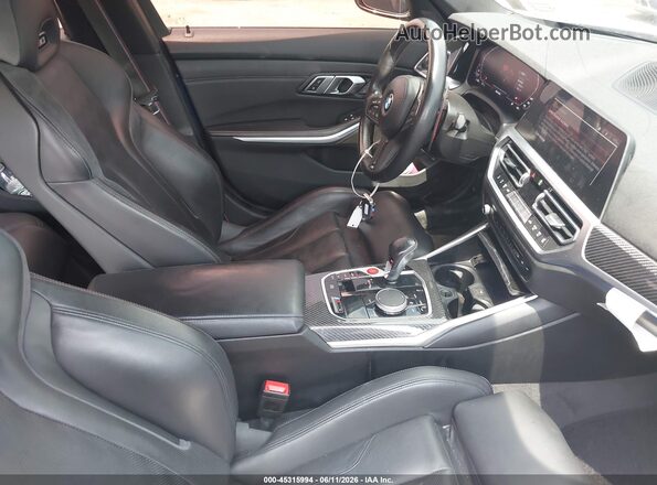 WBS43AY03NFL74134 2022 BMW M3 Blue Front interior view